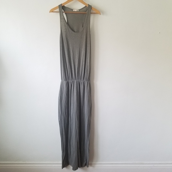 Sundry Dresses & Skirts - 𝅺SUNDRY Racer Back Elastic Waist Sleeveless Slup Cotton Maxi Dress Women Size 2